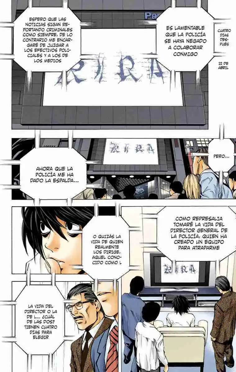 Página 20 — Death Note - full color Capítulo 24