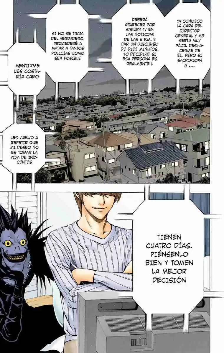 Página 21 — Death Note - full color Capítulo 24