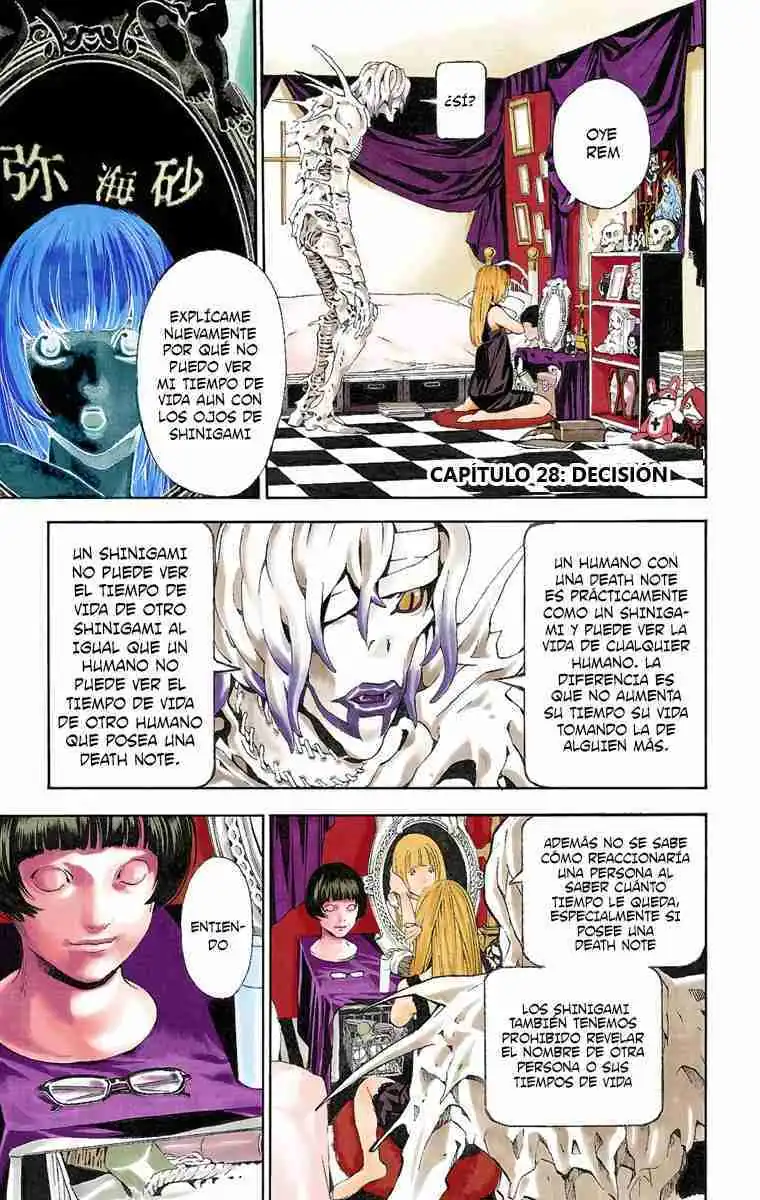 Página 1 — Death Note - full color Capítulo 28