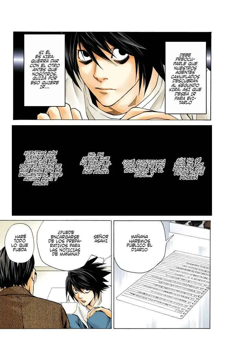 Página 8 — Death Note - full color Capítulo 28