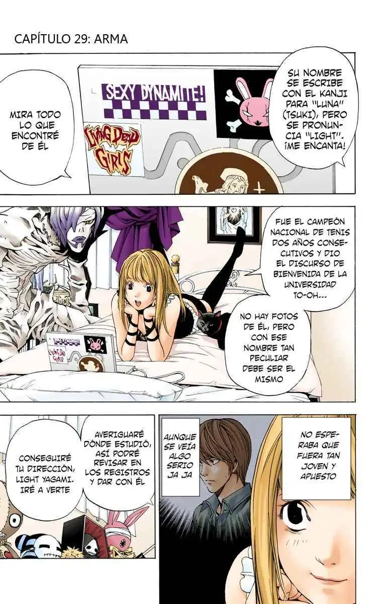 Página 1 — Death Note - full color Capítulo 29