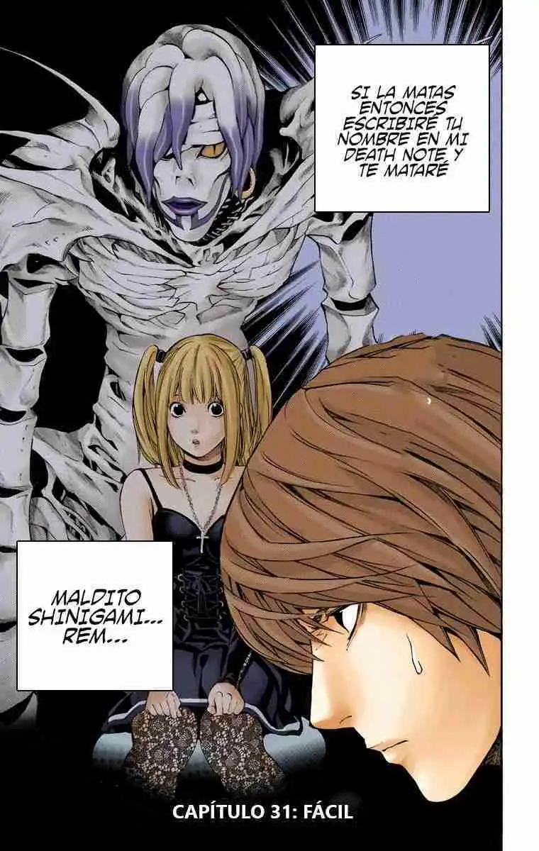 Página 1 — Death Note - full color Capítulo 31