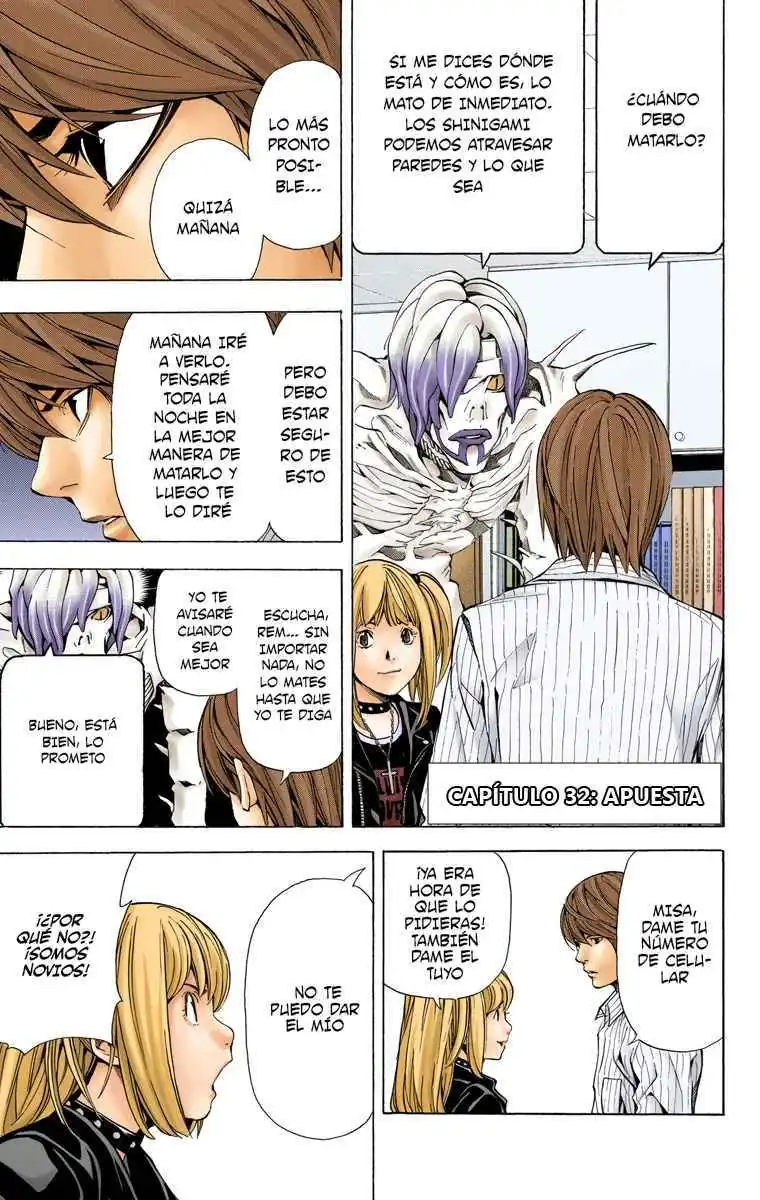 Página 1 — Death Note - full color Capítulo 32