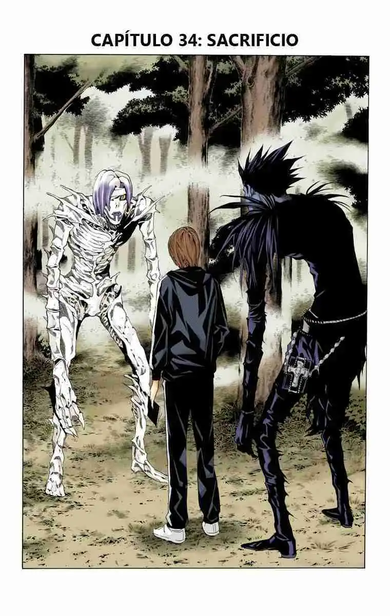 Página 1 — Death Note - full color Capítulo 34