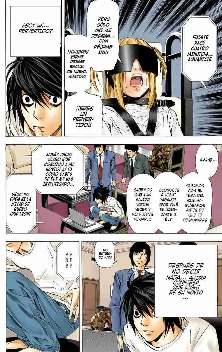 Página 8 — Death Note - full color Capítulo 34