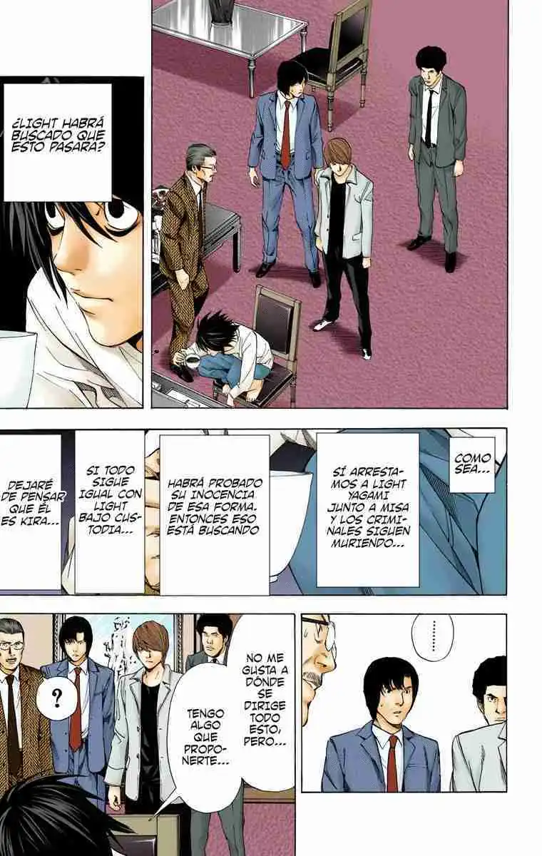 Página 17 — Death Note - full color Capítulo 34
