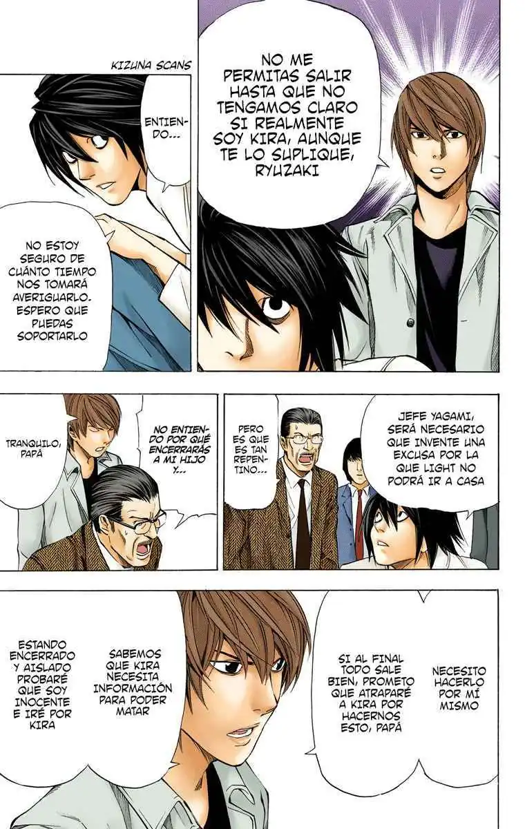 Página 19 — Death Note - full color Capítulo 34