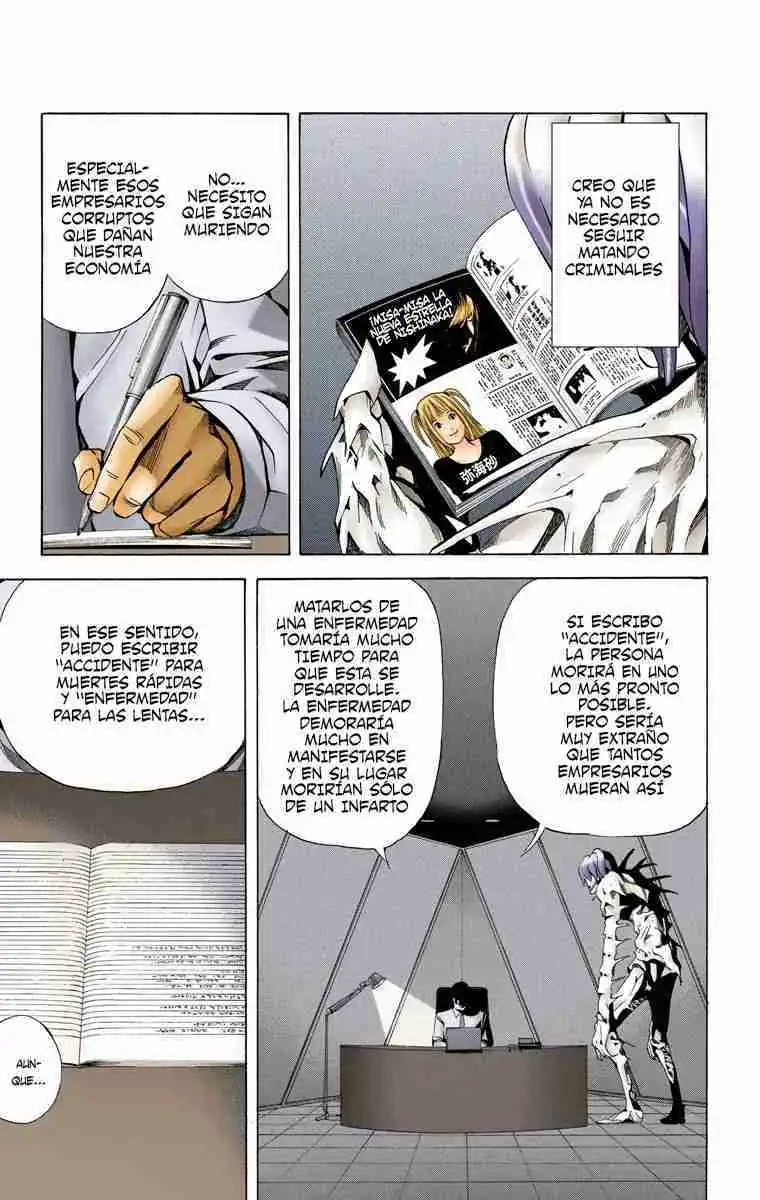 Página 20 — Death Note - full color Capítulo 38