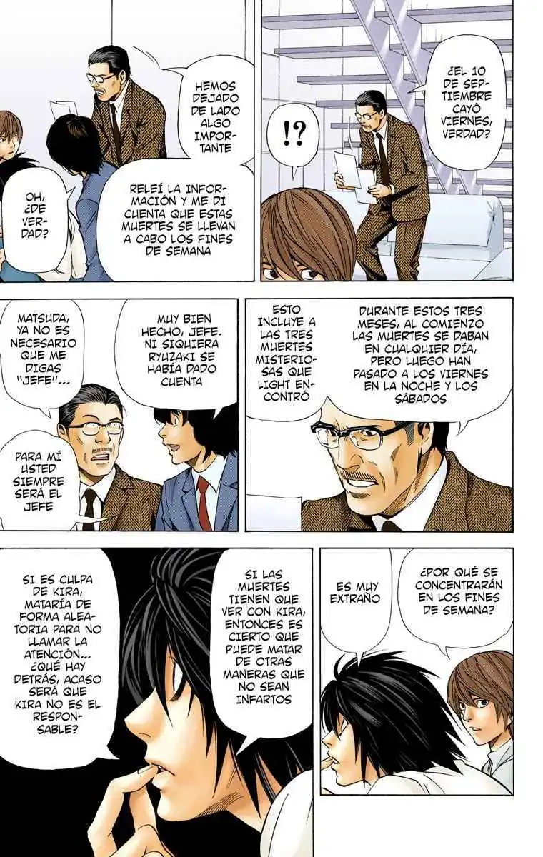 Página 13 — Death Note - full color Capítulo 40