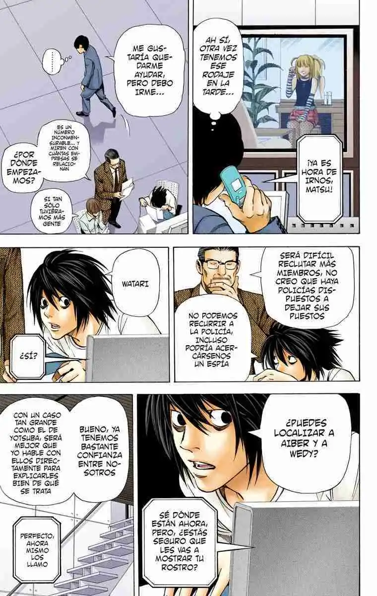 Página 15 — Death Note - full color Capítulo 40