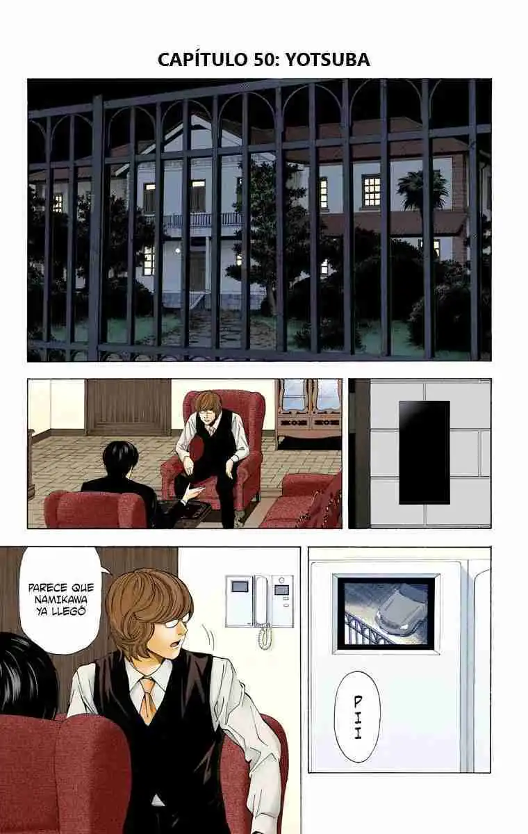 Página 1 — Death Note - full color Capítulo 50