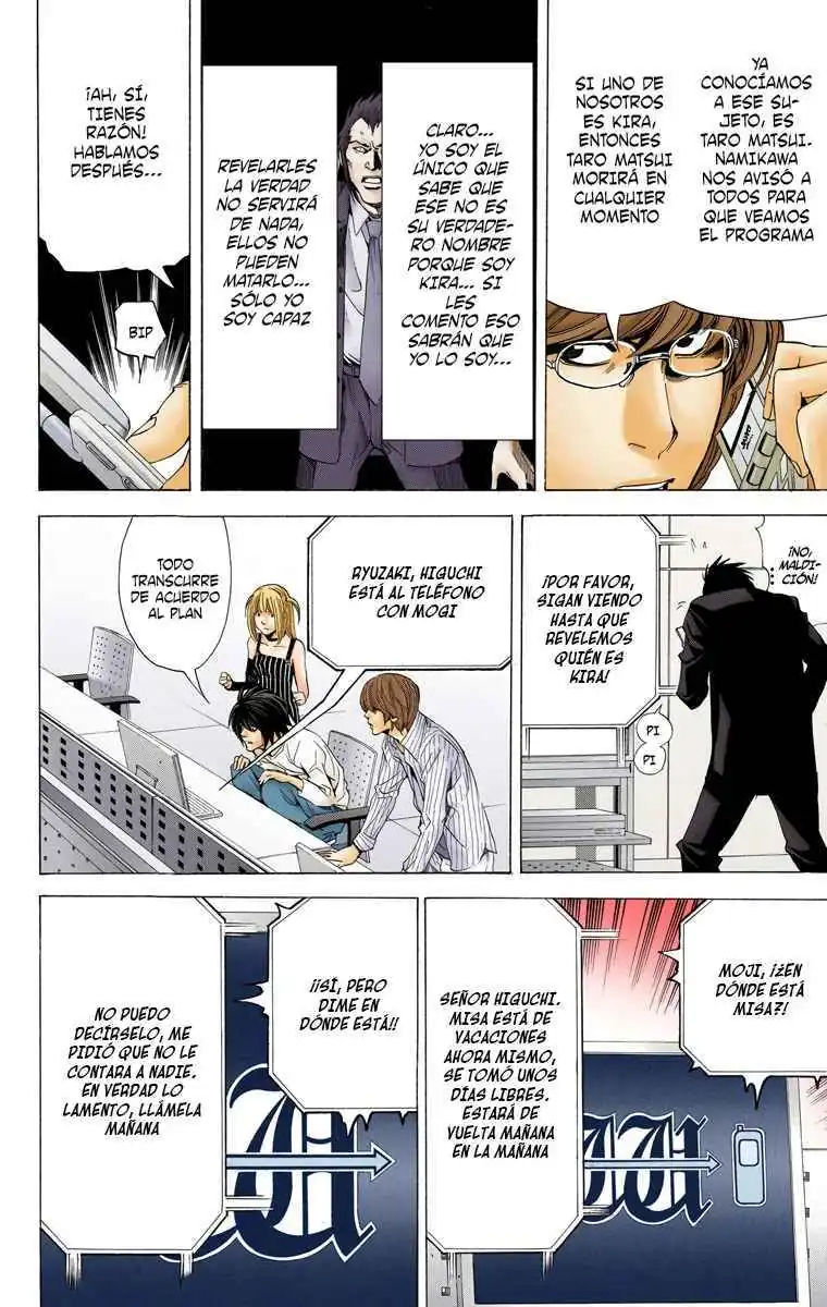 Página 18 — Death Note - full color Capítulo 50