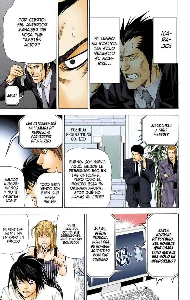 Página 19 — Death Note - full color Capítulo 50