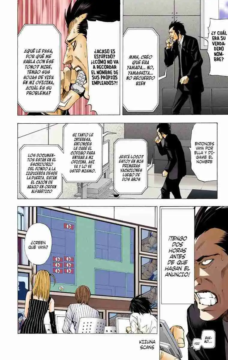Página 20 — Death Note - full color Capítulo 50