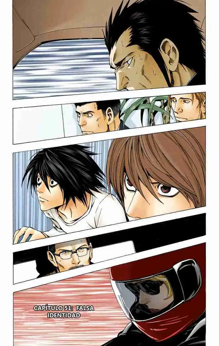 Página 1 — Death Note - full color Capítulo 51