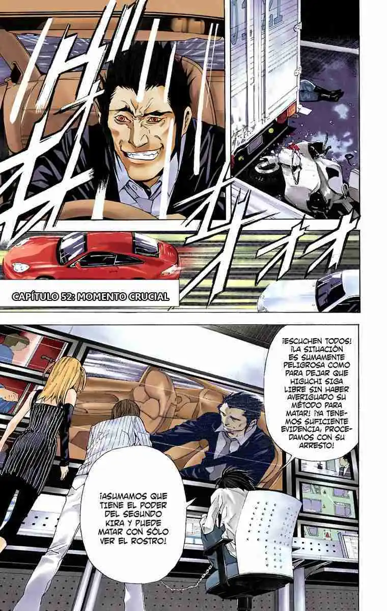 Página 1 — Death Note - full color Capítulo 52