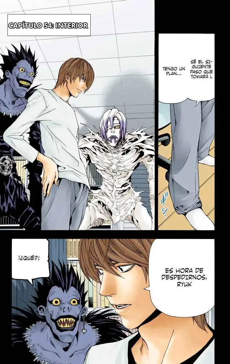 Página 1 — Death Note - full color Capítulo 54