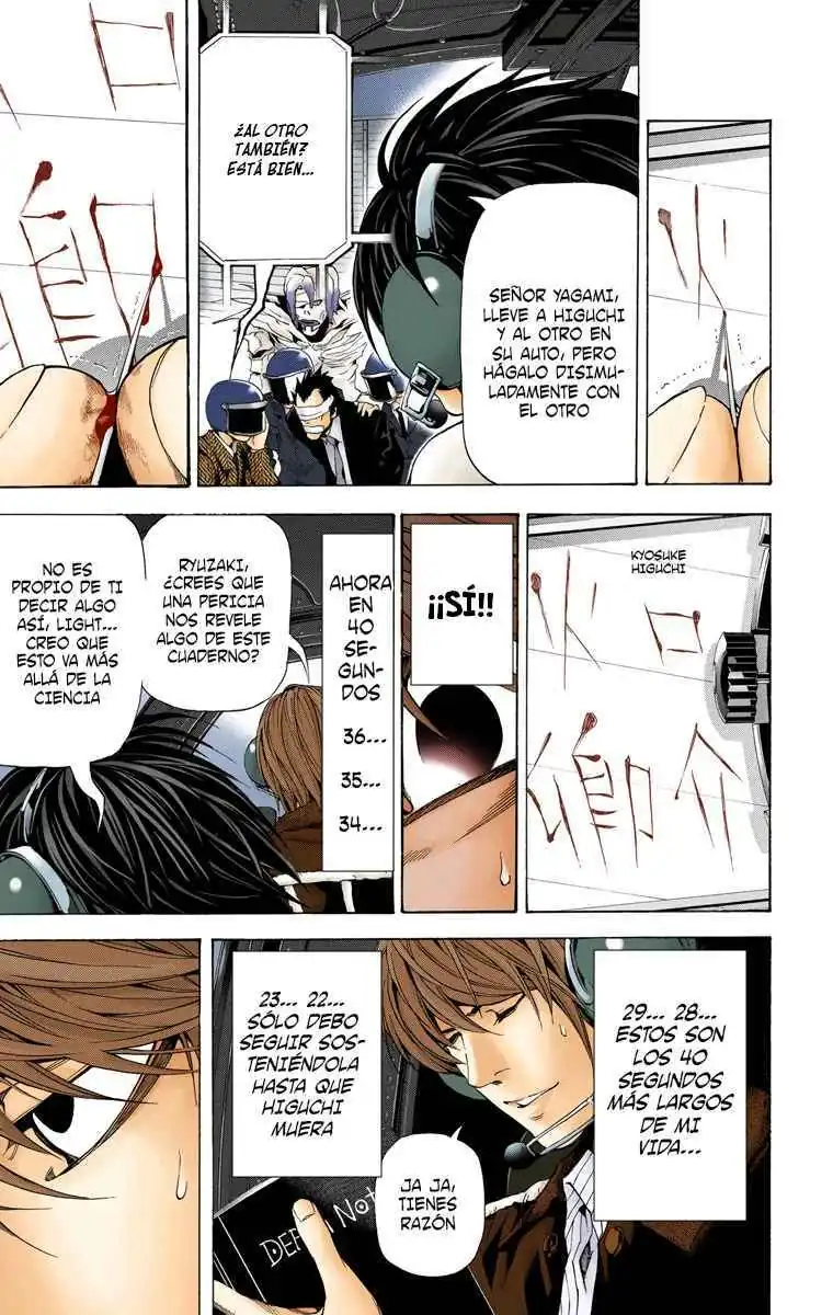 Página 17 — Death Note - full color Capítulo 54