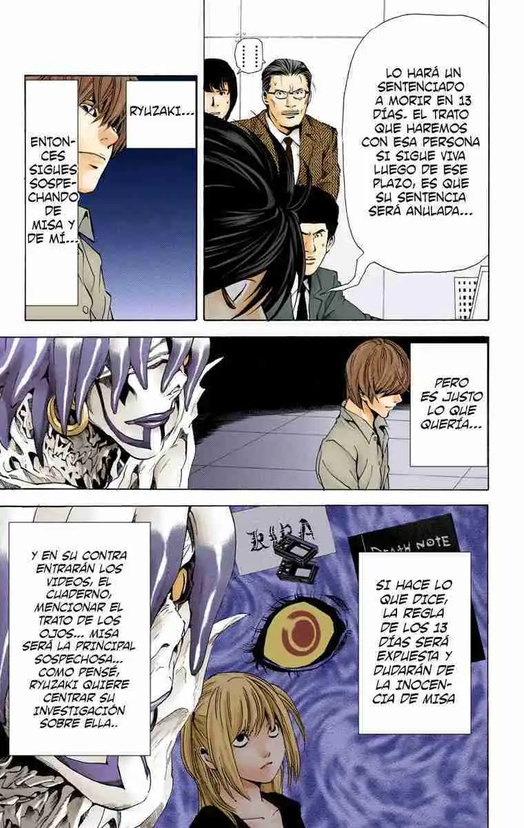 Página 19 — Death Note - full color Capítulo 57