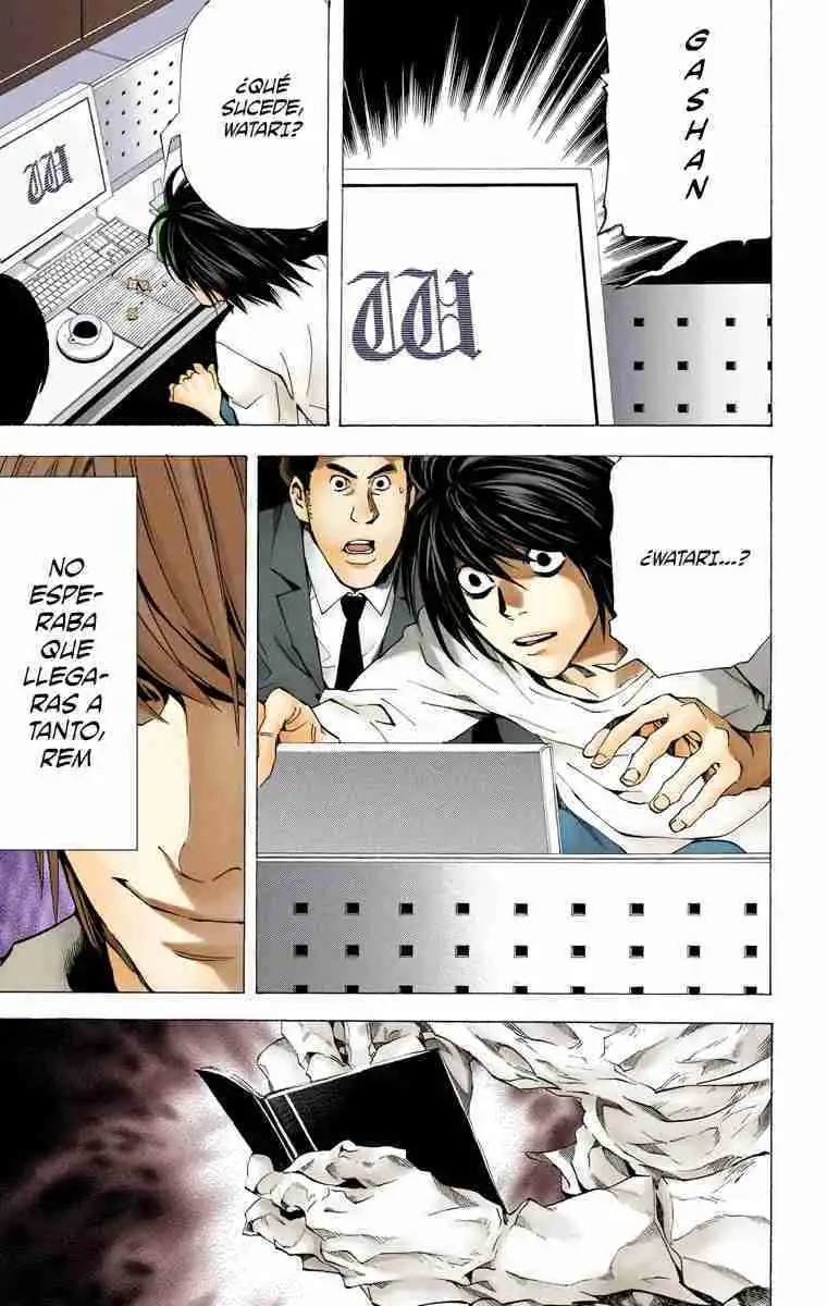 Página 21 — Death Note - full color Capítulo 57