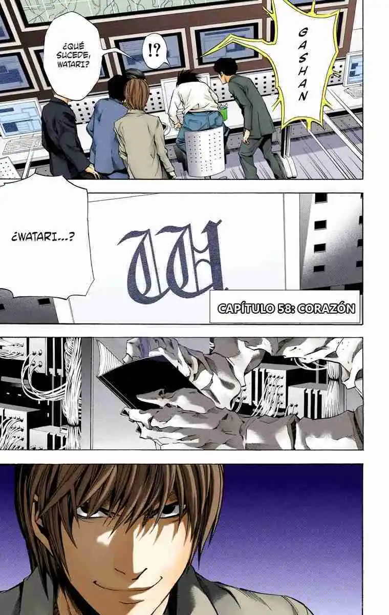 Página 1 — Death Note - full color Capítulo 58