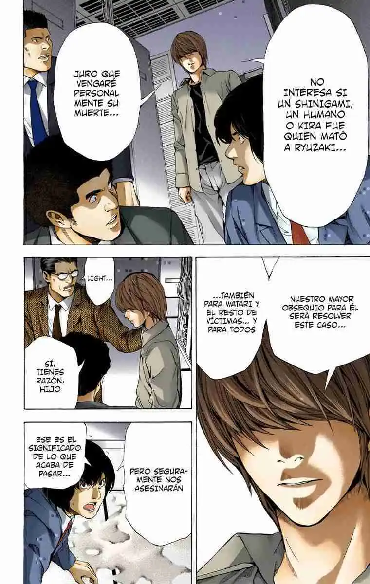 Página 17 — Death Note - full color Capítulo 58