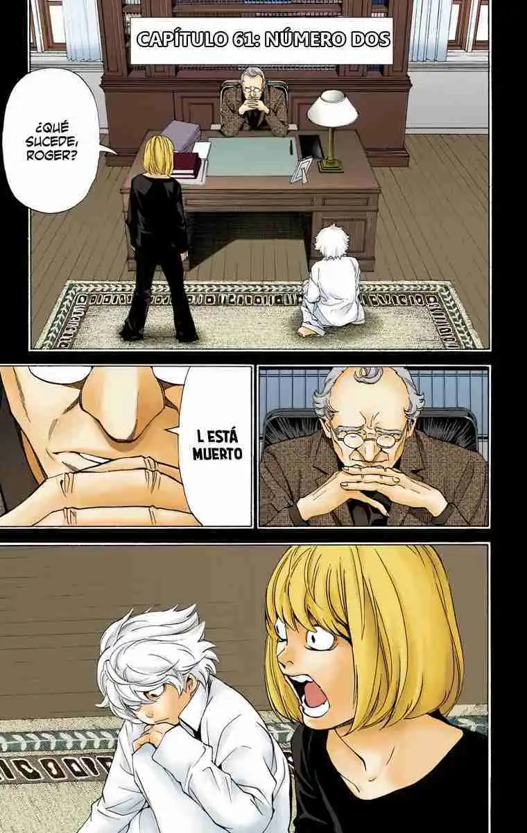 Página 1 — Death Note - full color Capítulo 61
