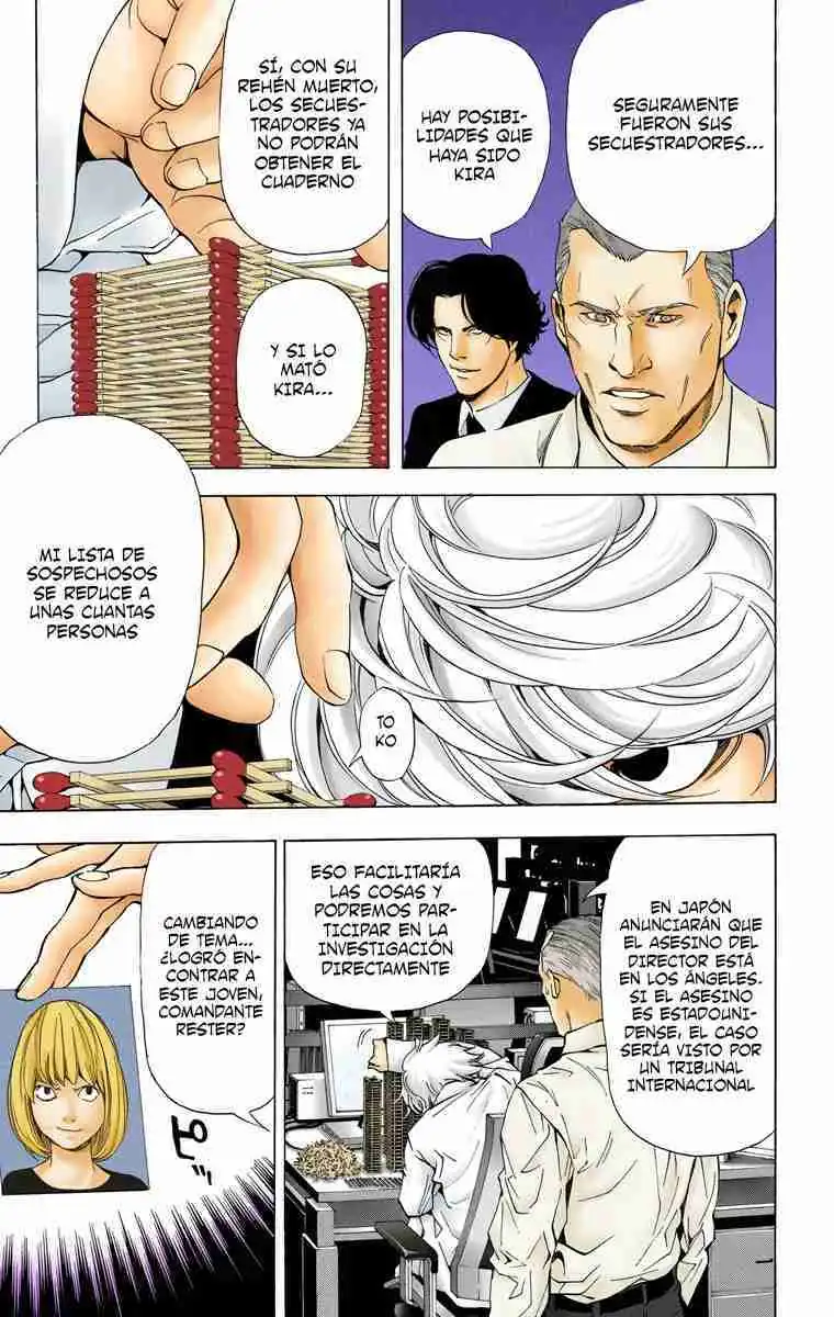 Página 18 — Death Note - full color Capítulo 62