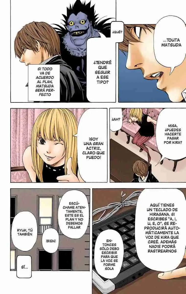 Página 14 — Death Note - full color Capítulo 71