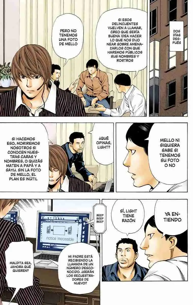 Página 15 — Death Note - full color Capítulo 71