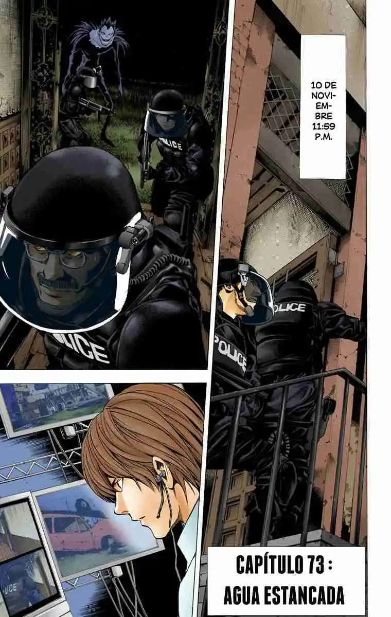 Página 1 — Death Note - full color Capítulo 73