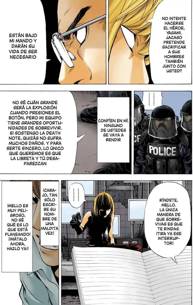 Página 18 — Death Note - full color Capítulo 73