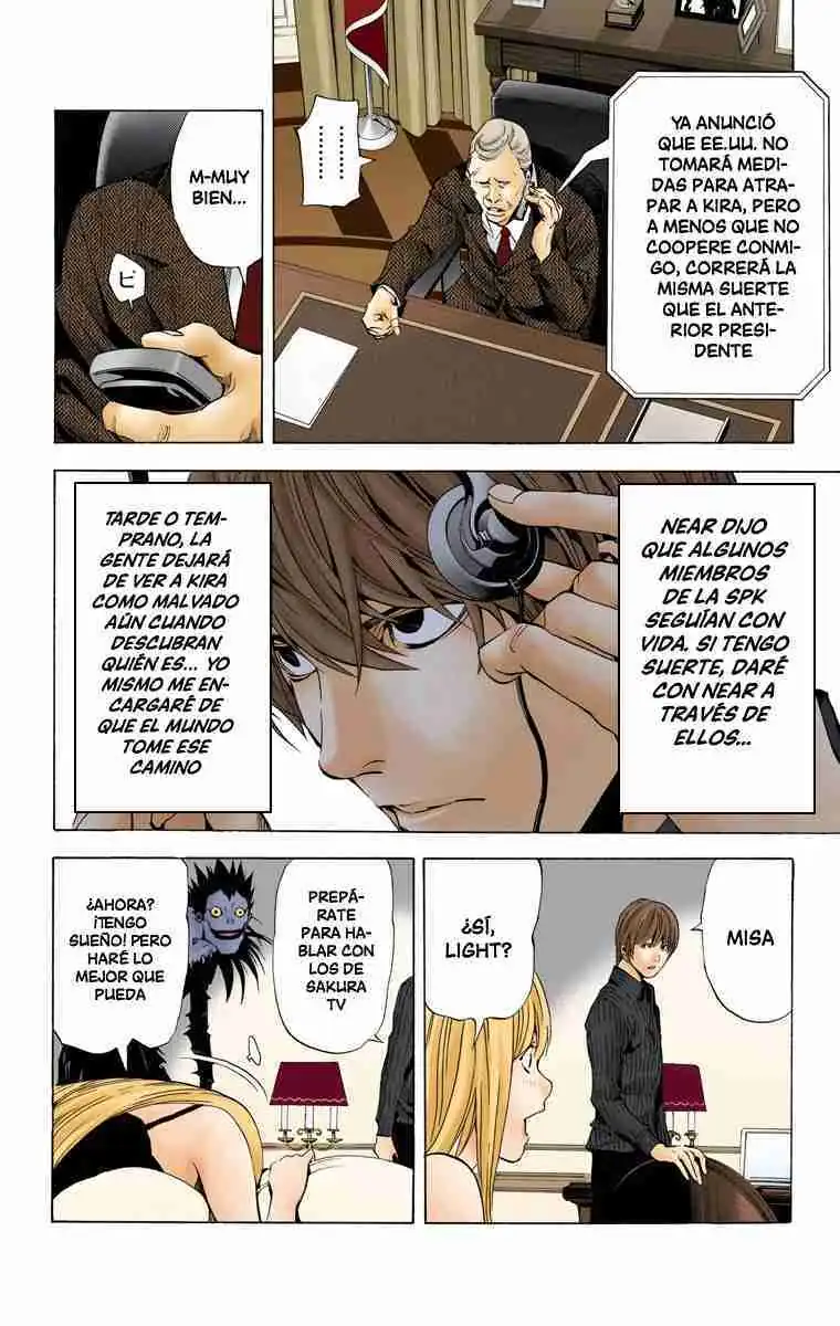 Página 14 — Death Note - full color Capítulo 77