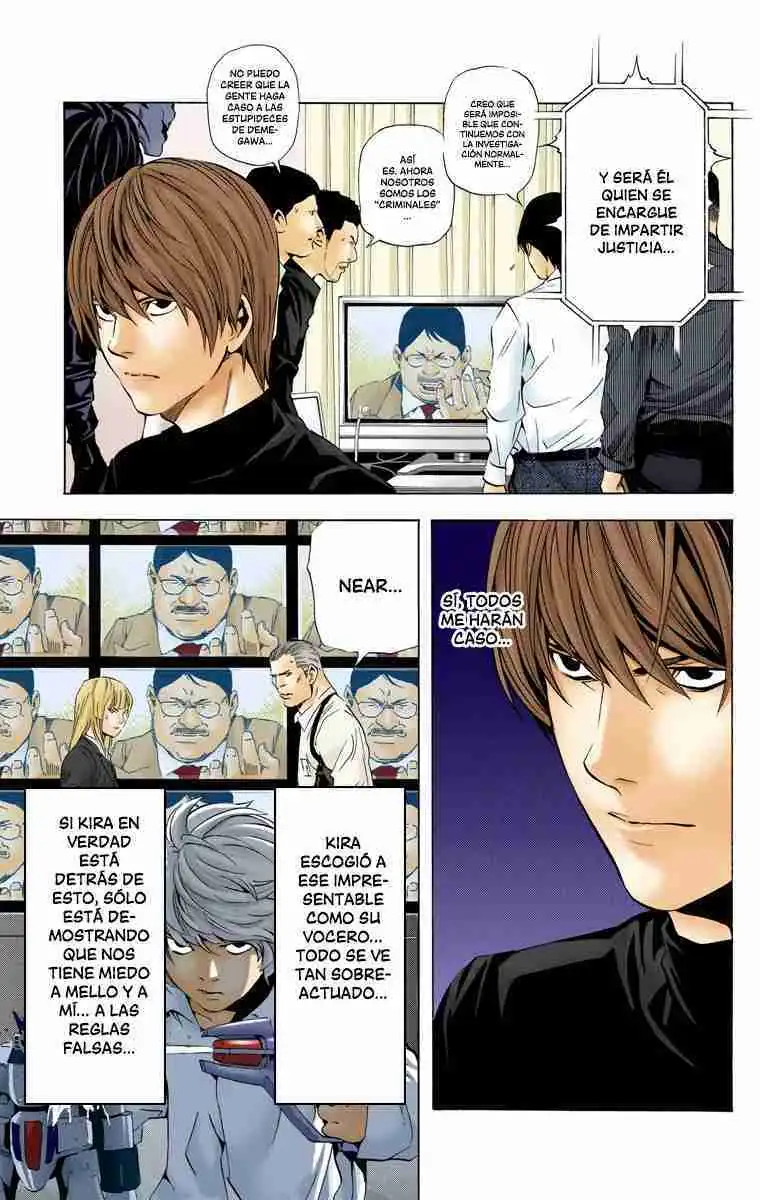 Página 19 — Death Note - full color Capítulo 77