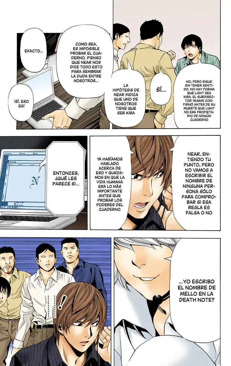 Página 13 — Death Note - full color Capítulo 78