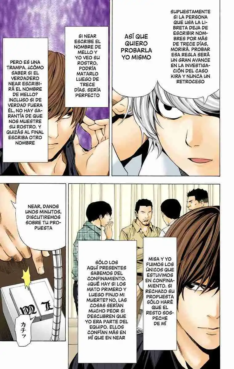 Página 15 — Death Note - full color Capítulo 78