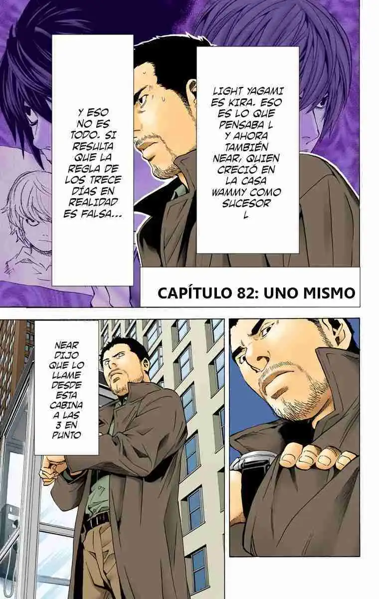 Página 1 — Death Note - full color Capítulo 82