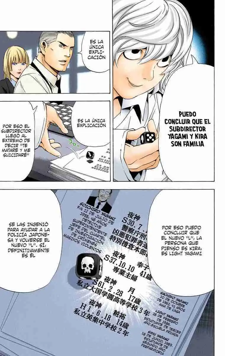 Página 19 — Death Note - full color Capítulo 82