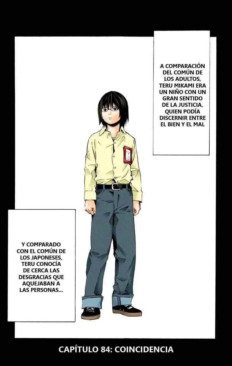 Página 1 — Death Note - full color Capítulo 84