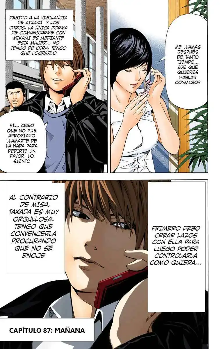 Página 1 — Death Note - full color Capítulo 87