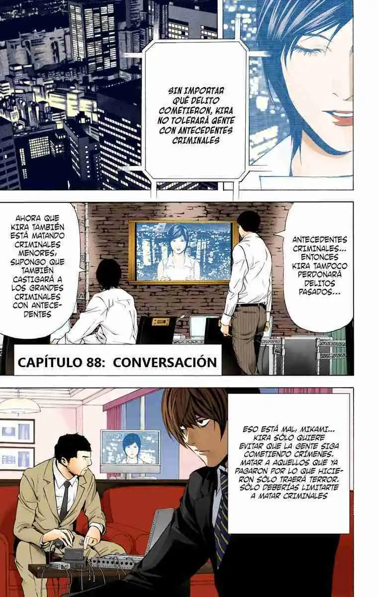 Página 1 — Death Note - full color Capítulo 88