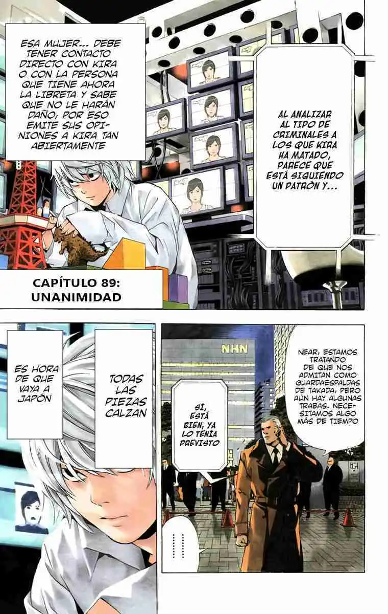 Página 3 — Death Note - full color Capítulo 89