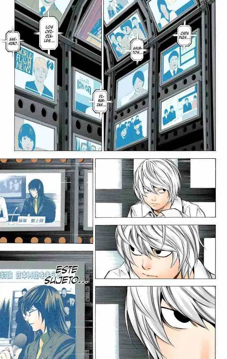 Página 15 — Death Note - full color Capítulo 91
