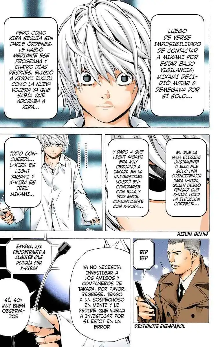 Página 19 — Death Note - full color Capítulo 91