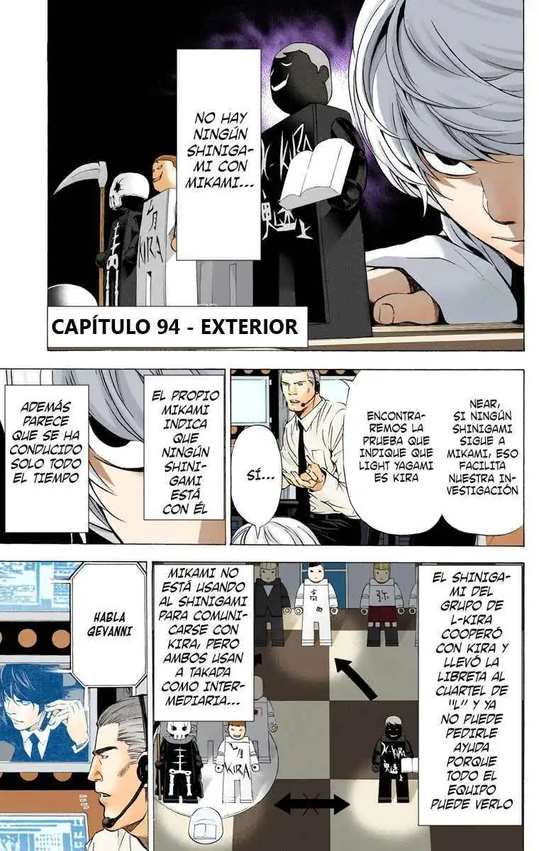 Página 1 — Death Note - full color Capítulo 94