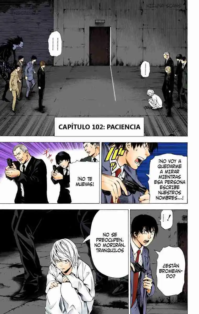 Página 1 — Death Note - full color Capítulo 102