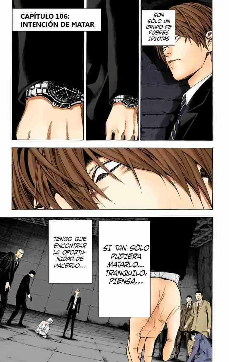 Página 1 — Death Note - full color Capítulo 106
