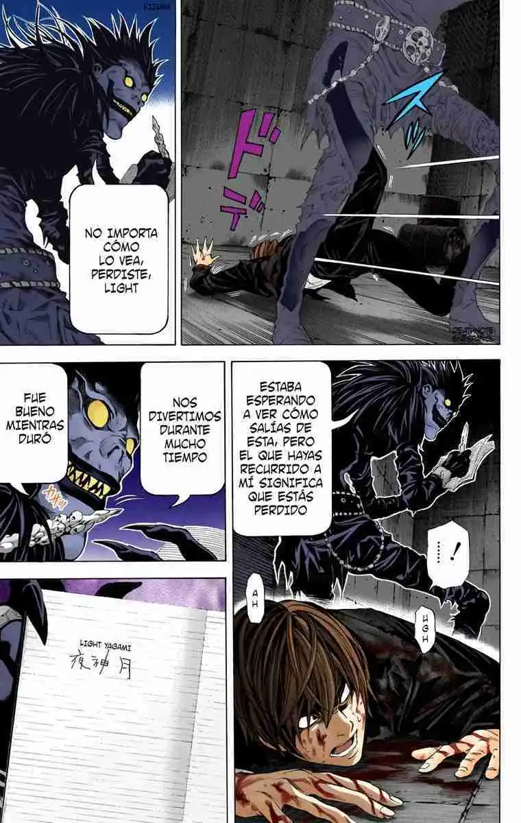 Página 9 — Death Note - full color Capítulo 107