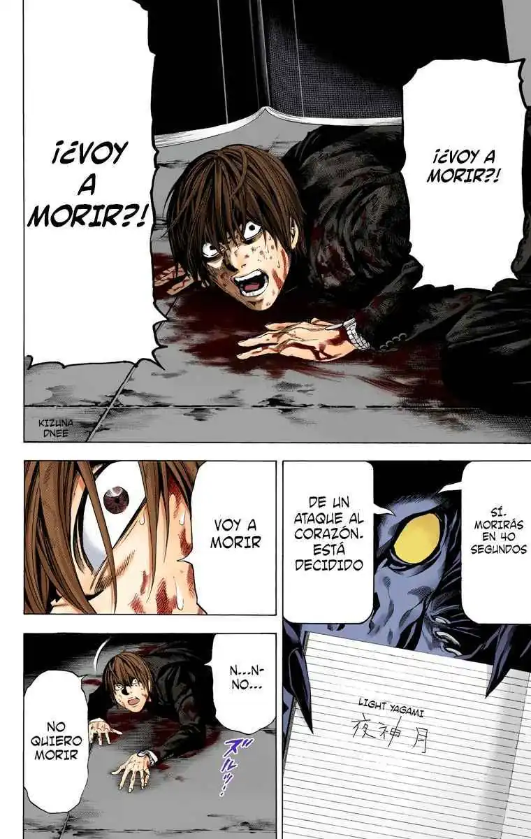 Página 10 — Death Note - full color Capítulo 107