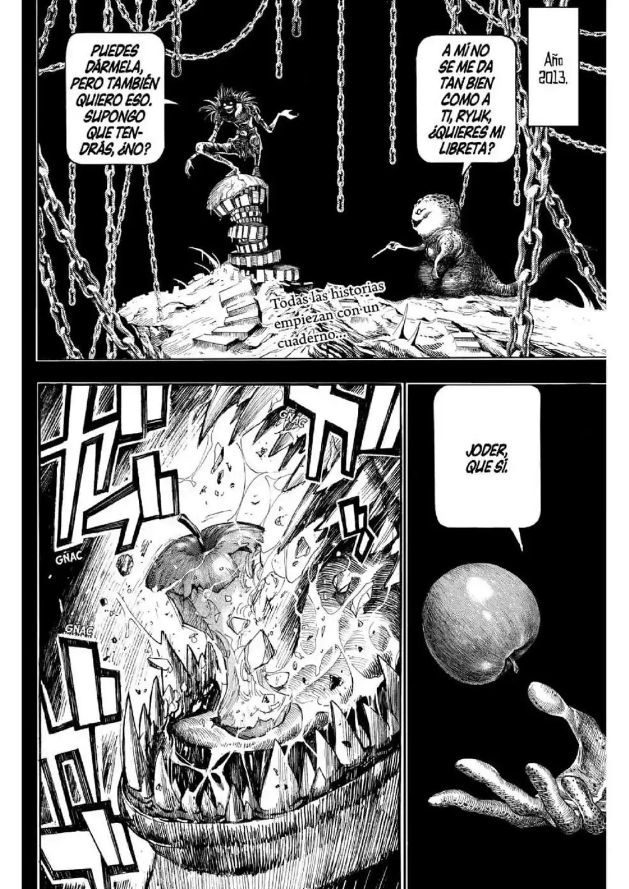 Página 3 — Death Note : Never Capítulo 1